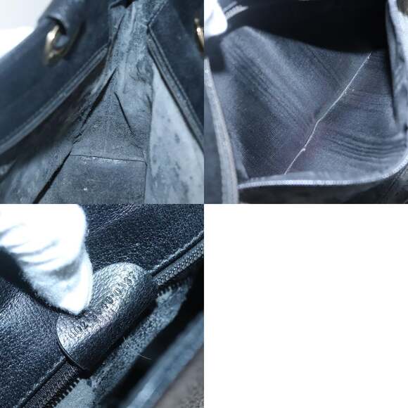 GUCCI Tote Bag Leather Black Gold 002 2040 002 2040 - Picture 12 of 12